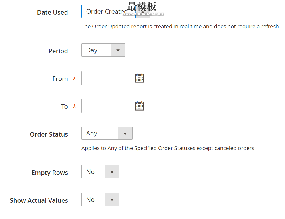 Magento2 显示区间定义 Magento2报表操作指南