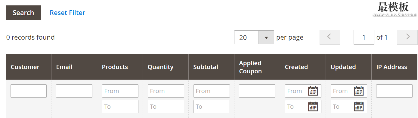 Magento2报表筛选与搜寻 Magento2报表操作指南