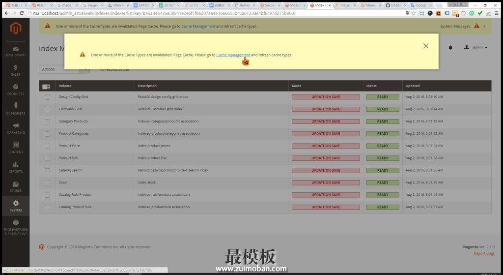 步骤三-如何在Magento 2 执行Reindex